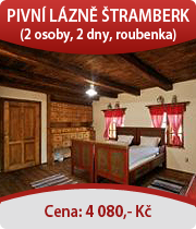 Pivn� l�zn� �tramberk pro dva - roubenky